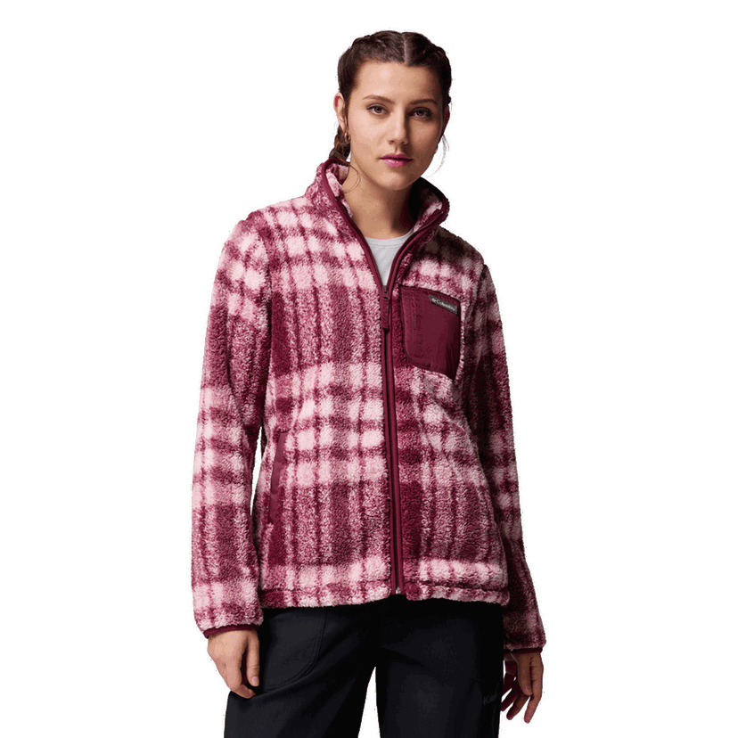 Bunda Columbia West Bend Plaid Fleece Full Zip Jacket Rôznofarebný | 2085854624