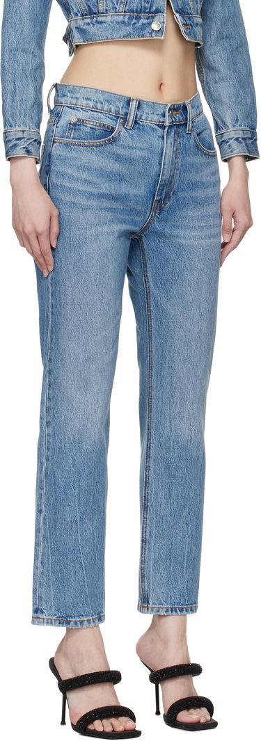 Džínsy Alexander Wang Alexander Wang OG High-Rise Stovepipe Jeans Modrá | 4DC1254606, 1