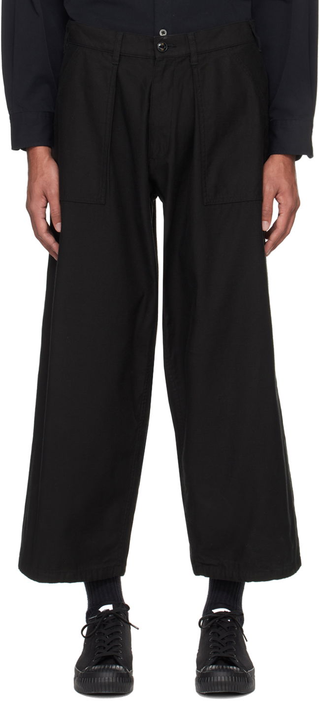Nohavice Neighborhood Baker Trousers Čierna | 232AQNH-PTM01, 0