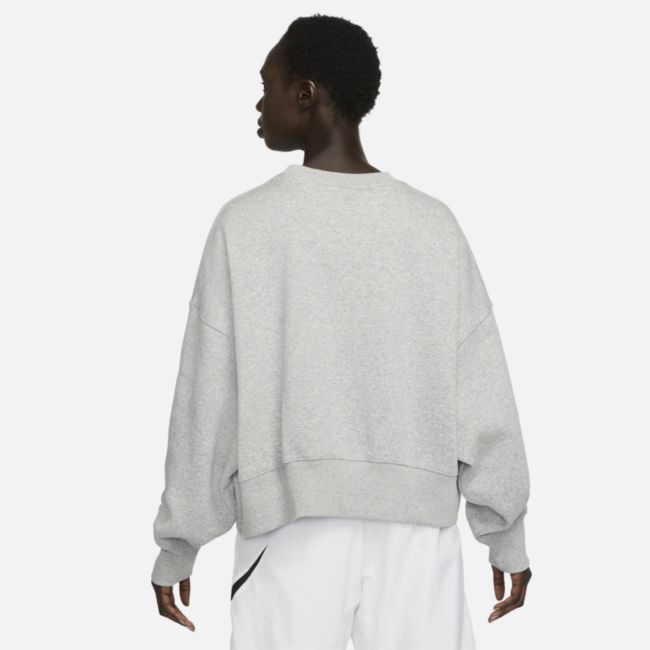 Mikina Nike Sportswear Phoenix Fleece Oversized Sweatshirt Šedá | DQ5761-063, 1