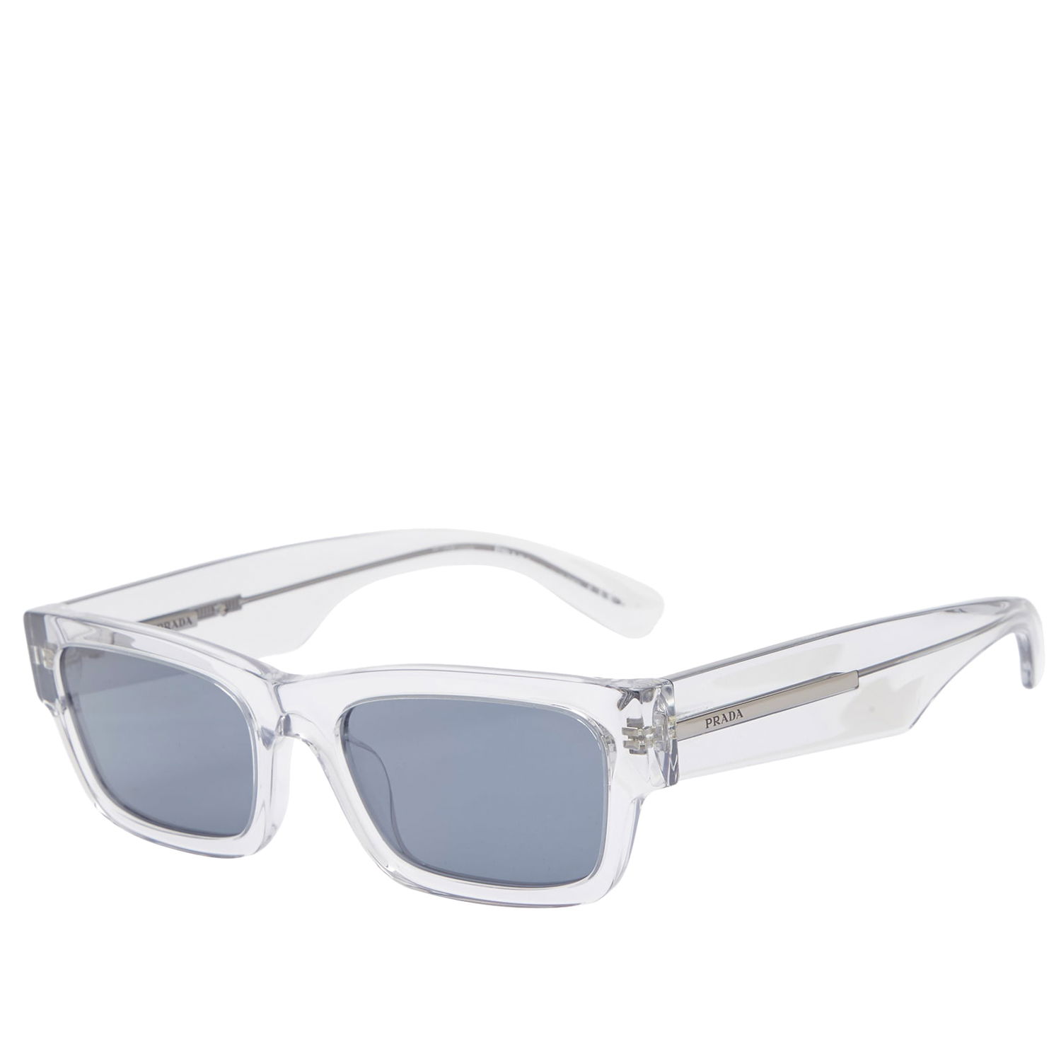 Slnečné okuliare Prada Eyewear A03S Grey Blue Sunglasses Šedá | 0PR-A03S-56-17P0A9, 1