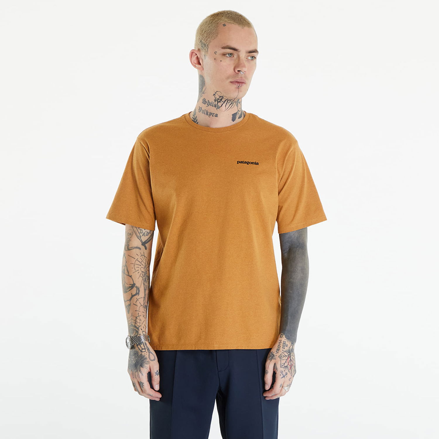 Tričko Patagonia P-6 Logo Responsibili-Tee Golden Caramel Oranžová | 38504 POLG, 0