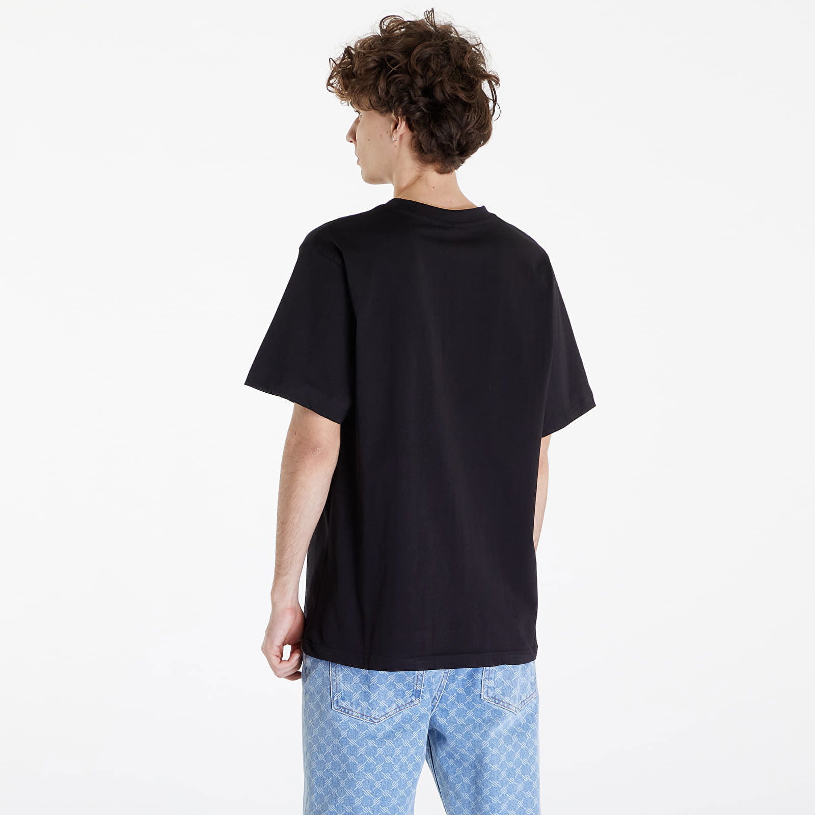 Essential T-Shirt With Contrast Print Black