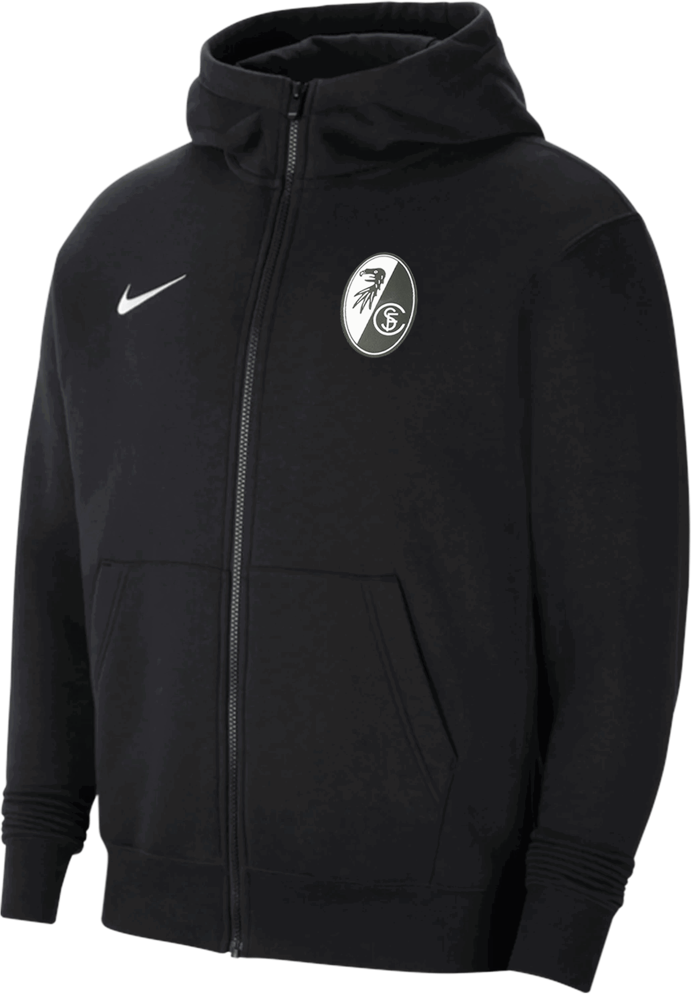 Mikina Nike SC Freiburg Fleece Hooded Jacket Čierna | 5scfcw6891-nocode, 1