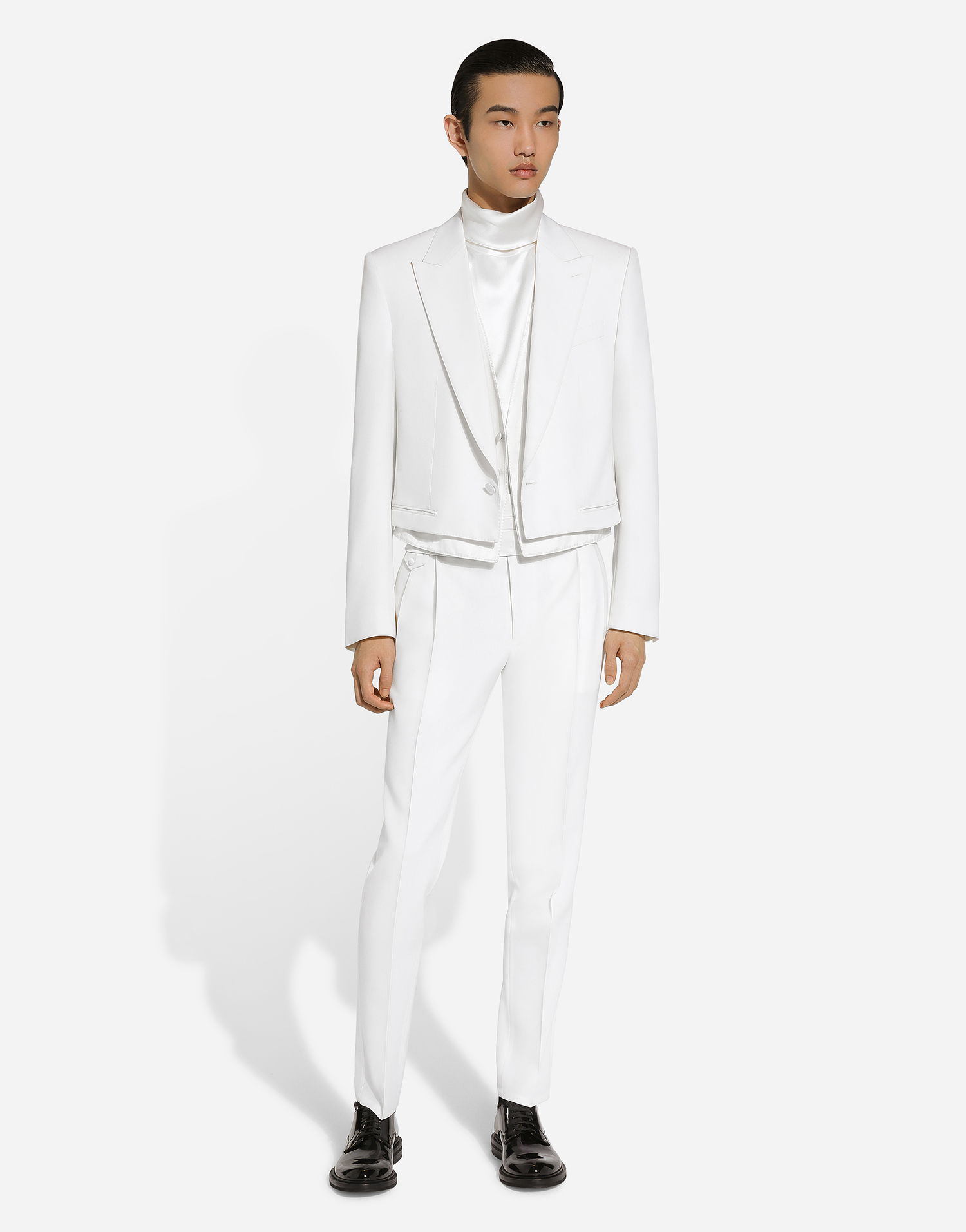 Bunda Dolce & Gabbana Single-breasted Jacket Biela | G2UB8TFU27JW0001, 1