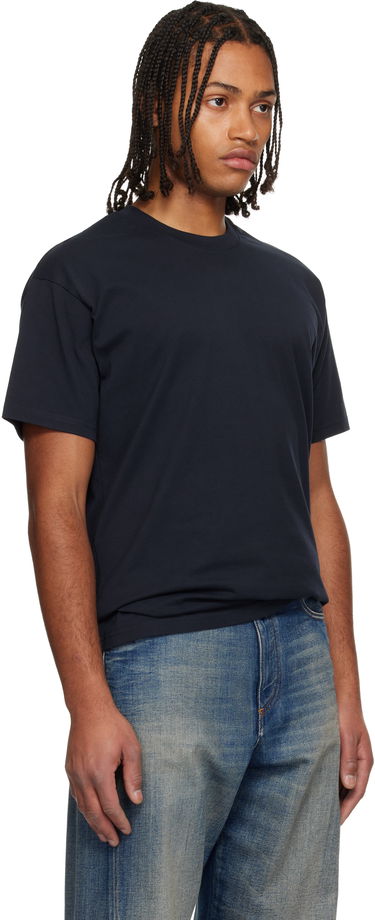 Tričko Givenchy Cotton 'Givenchy Stamp' Crewneck T-shirt Navy | BM71NK3YRJ499, 1