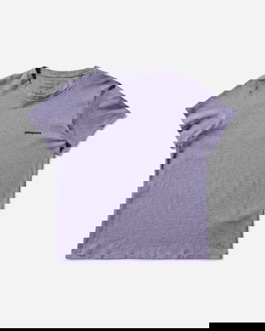 Tričko Patagonia P-6 Logo Responsibili Tee Fialová | 37567 CNPL, 1