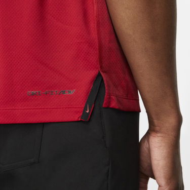 Polo tričko Nike Printed Golf Polo Shirt Červená | DH0916-687, 3