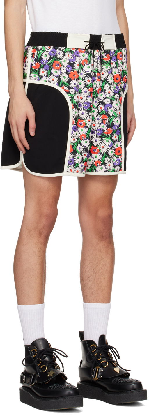 Floral Print Athletic Shorts