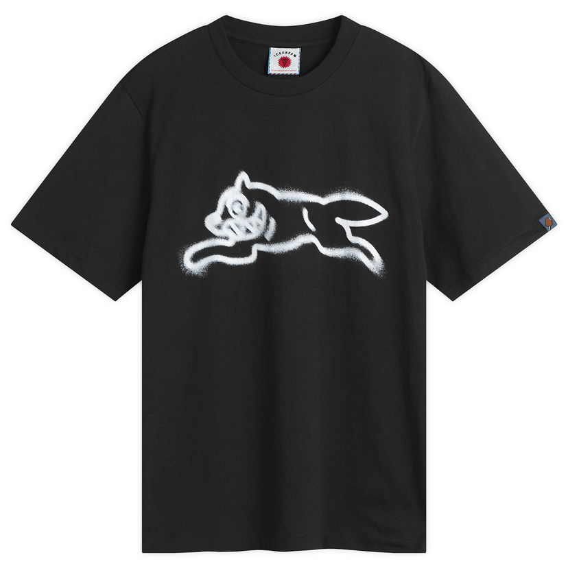 Tričko BBC IceCream Spray Paint Running Dog T-Shirt Čierna | IC25440-BLK
