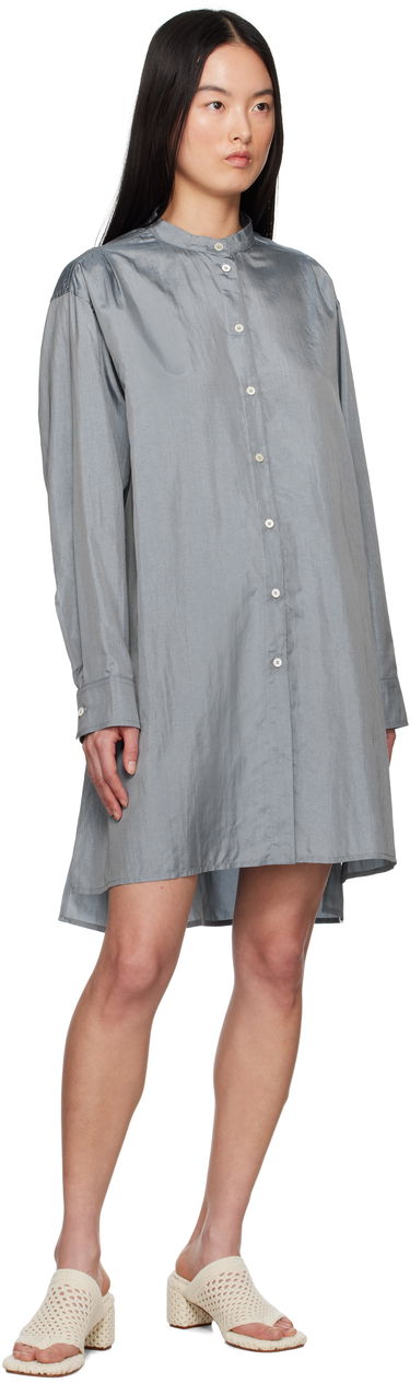 Šaty Jil Sander Jil Sander Band Collar Minidress Šedá | J40DL0159_J70003, 3