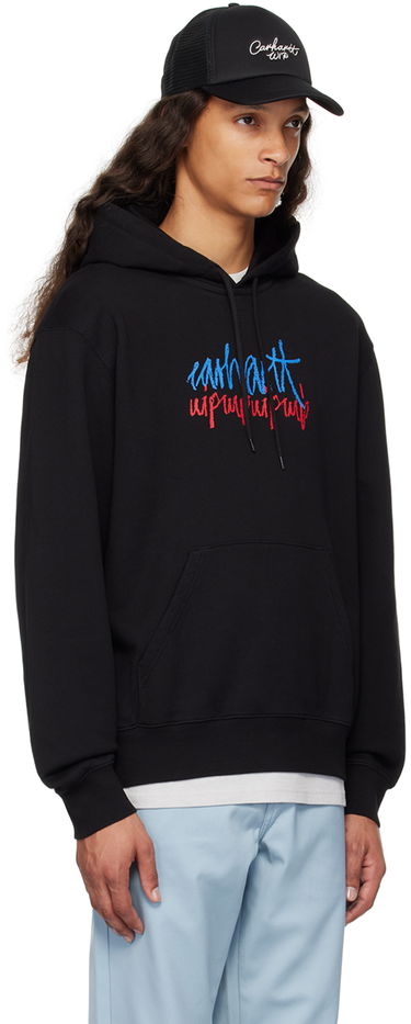 Mikina Carhartt WIP Stereo Script Black Hoodie Čierna | I033624, 1