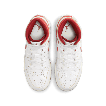 Tenisky a topánky Jordan Air Jordan 1 Mid SE "White Dune Red" GS Biela | FJ3464-160, 4