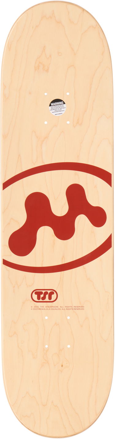 Skate The Skateroom Mowalola Edition 'JC' Skateboard Deck Šedá | Mowalola JC Skateboard, 1