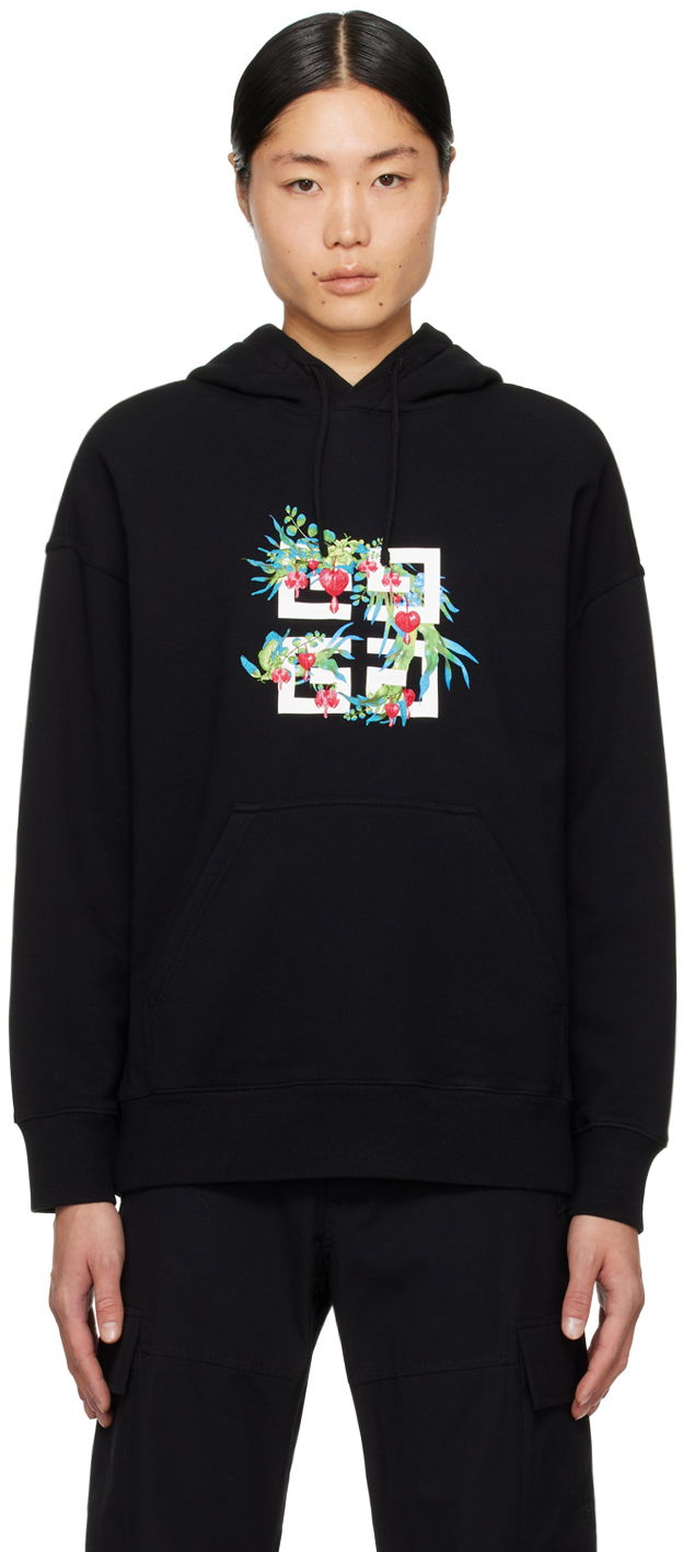 Mikina Givenchy Embroidered Hoodie Čierna | BMJ0HC3YJX001, 0