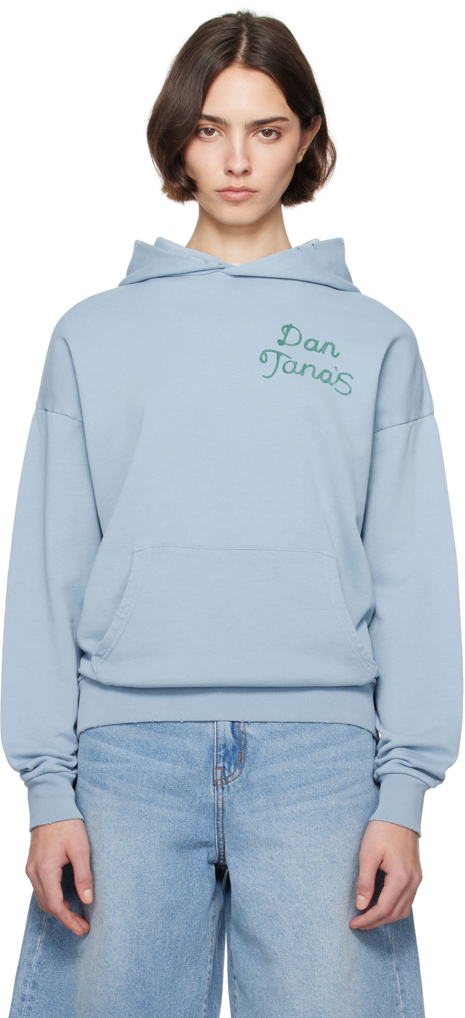 Mikina RE/DONE Re/Done Modern 'Dan Tanas House' Hoodie Modrá | 488-08UGHD006, 0