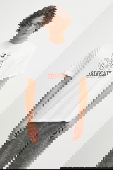 Tričko Carhartt WIP Short-Sleeve Fairplay Graphic T-Shirt Biela | I035433.02XX, 0