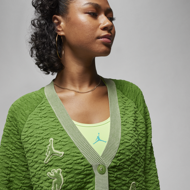 Sveter Jordan UNION x Bephies Beauty Supply Women's Cardigan Zelené | FD4250-377, 3