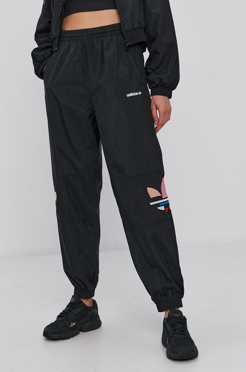 Tepláky adidas Originals adidas Originals Applique Track Pants Čierna | H22863, 0