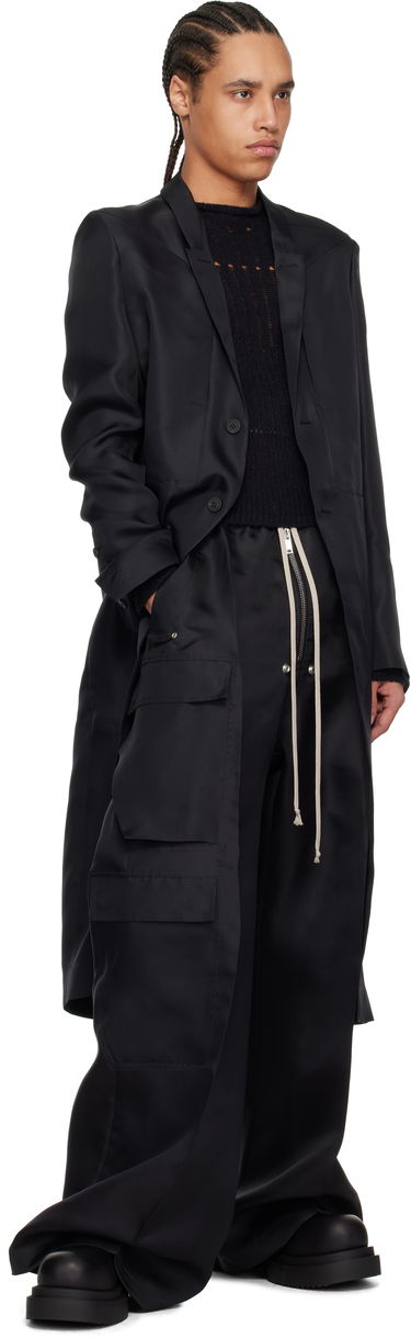 Cargo nohavice Rick Owens Rick Owens Hollywood Cargobelas Cargo Pants Čierna | RR01E5339 SG, 3