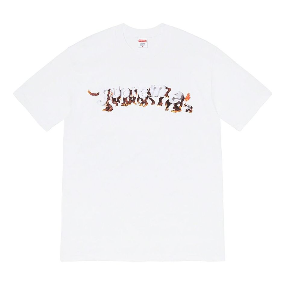 Tričko Supreme Apes Logo Graphic T-Shirt Biela | SUP-SS21-633, 0