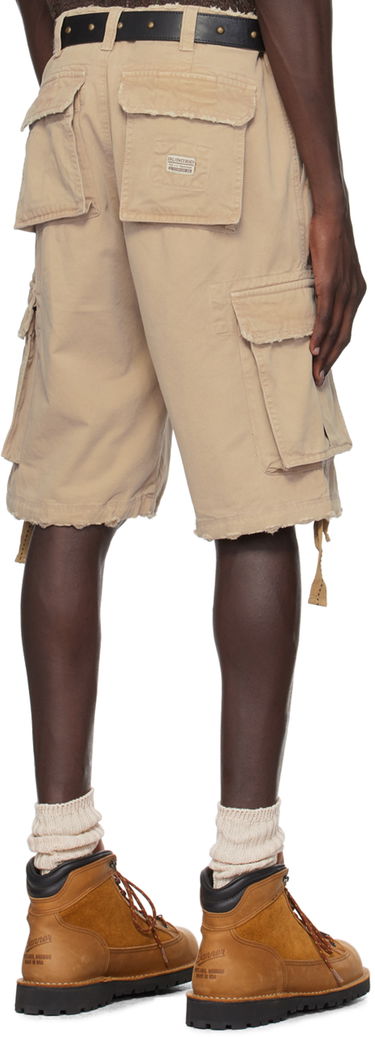 Šortky ERL Classic Distressed Cotton Cargo Shorts Béžová | ERL09P005, 2