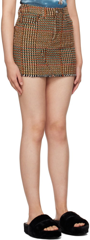Sukňa Stella McCartney Stella McCartney Check Miniskirt Hnedá | 6300593CJ301, 1