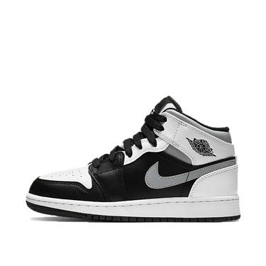 Tenisky a topánky Jordan Air Jordan 1 Mid GS "White Shadow" Čierna | 554725-073, 1