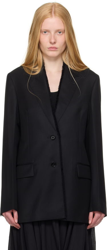 Bunda TOTEME TOTEME Raw Lapel Blazer Čierna | 253-WRZ0054-FB0435, 0