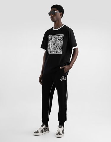 Tepláky Dolce & Gabbana Dolce & Gabbana Jersey Trousers with Embroidery Čierna | GVS2HZG7NONN0000, 1