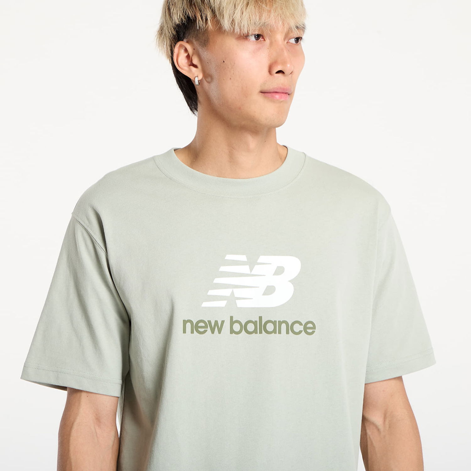 Tričko New Balance New Balance Athletics Logo T-Shirt Zelené | MT51500GAS, 1