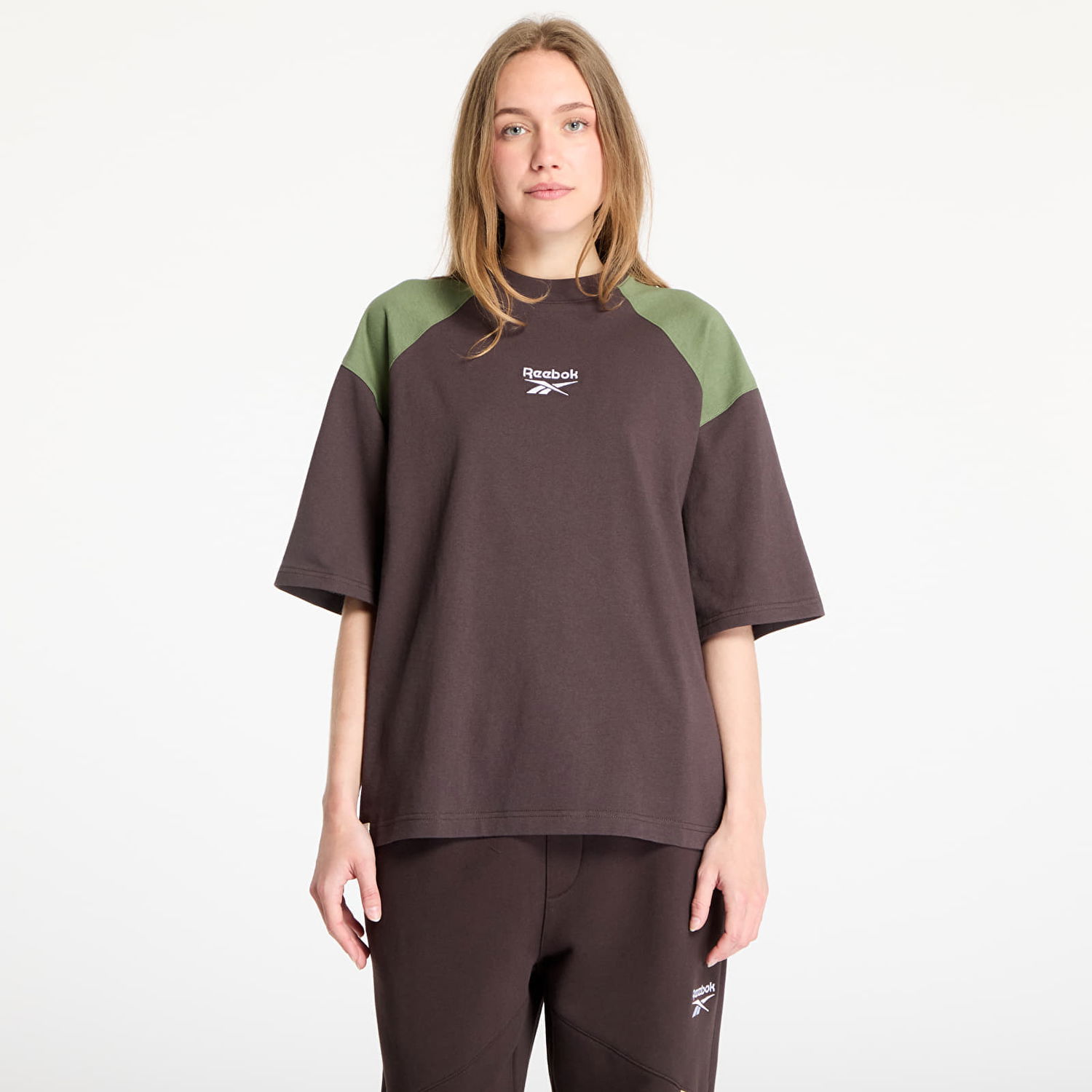 Tričko Reebok Cotton Shortsleeve T-Shirt Hnedá | RMAA00GC99JER0016054, 1