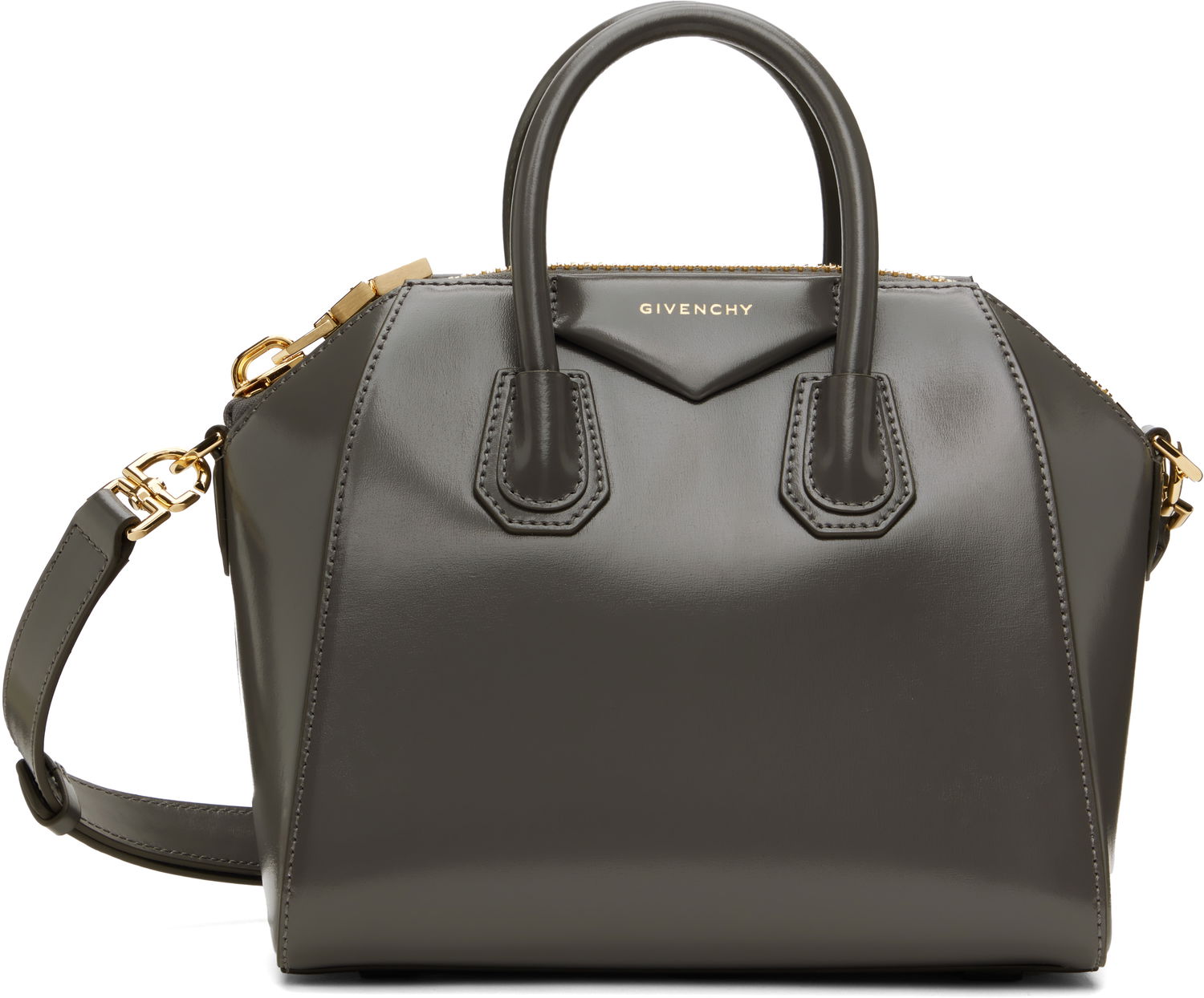 Tote bag Givenchy Mini Antigona Leather Shoulder Bag Šedá | BB50TNB13A025, 0