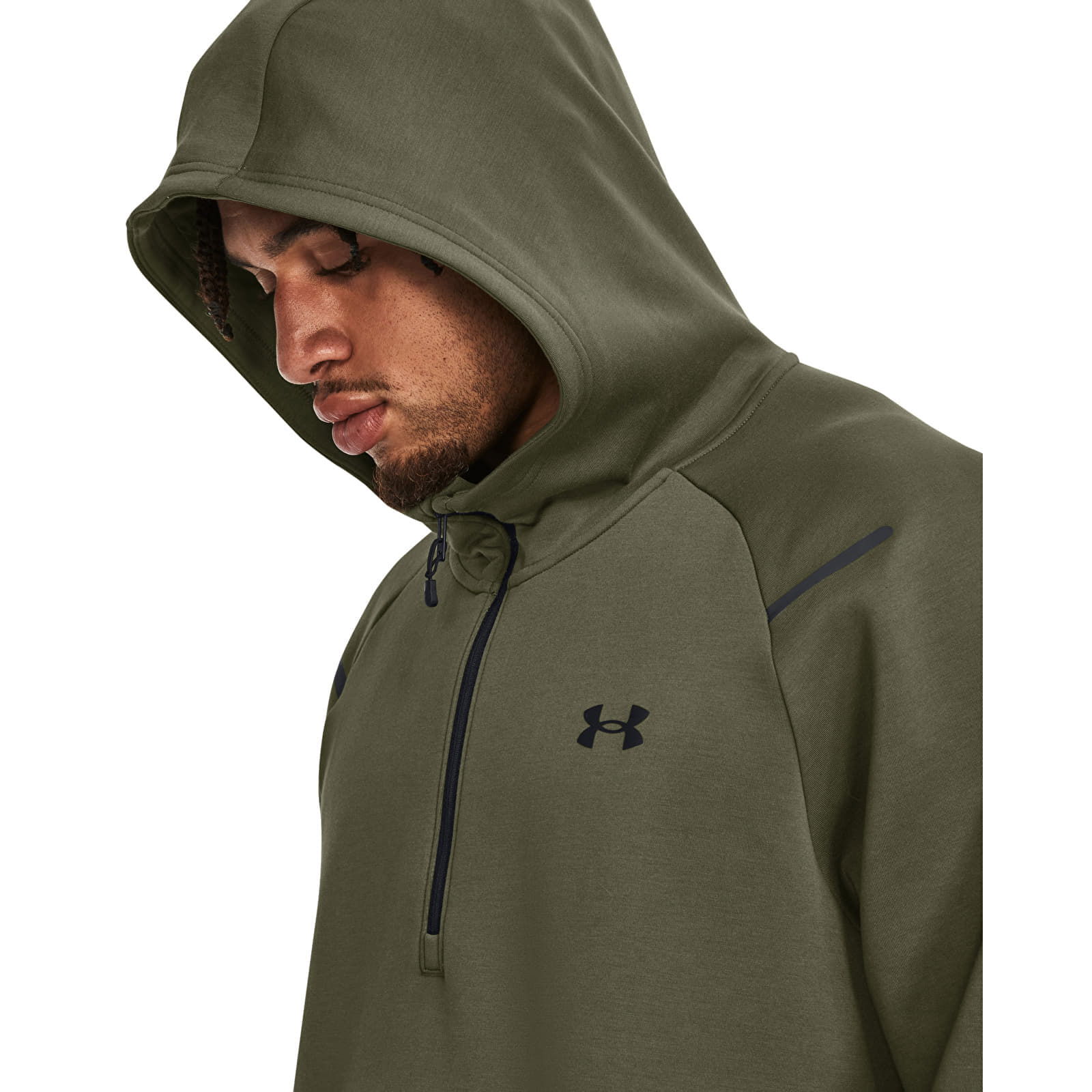 UA Unstoppable Flc Hoodie-GRN