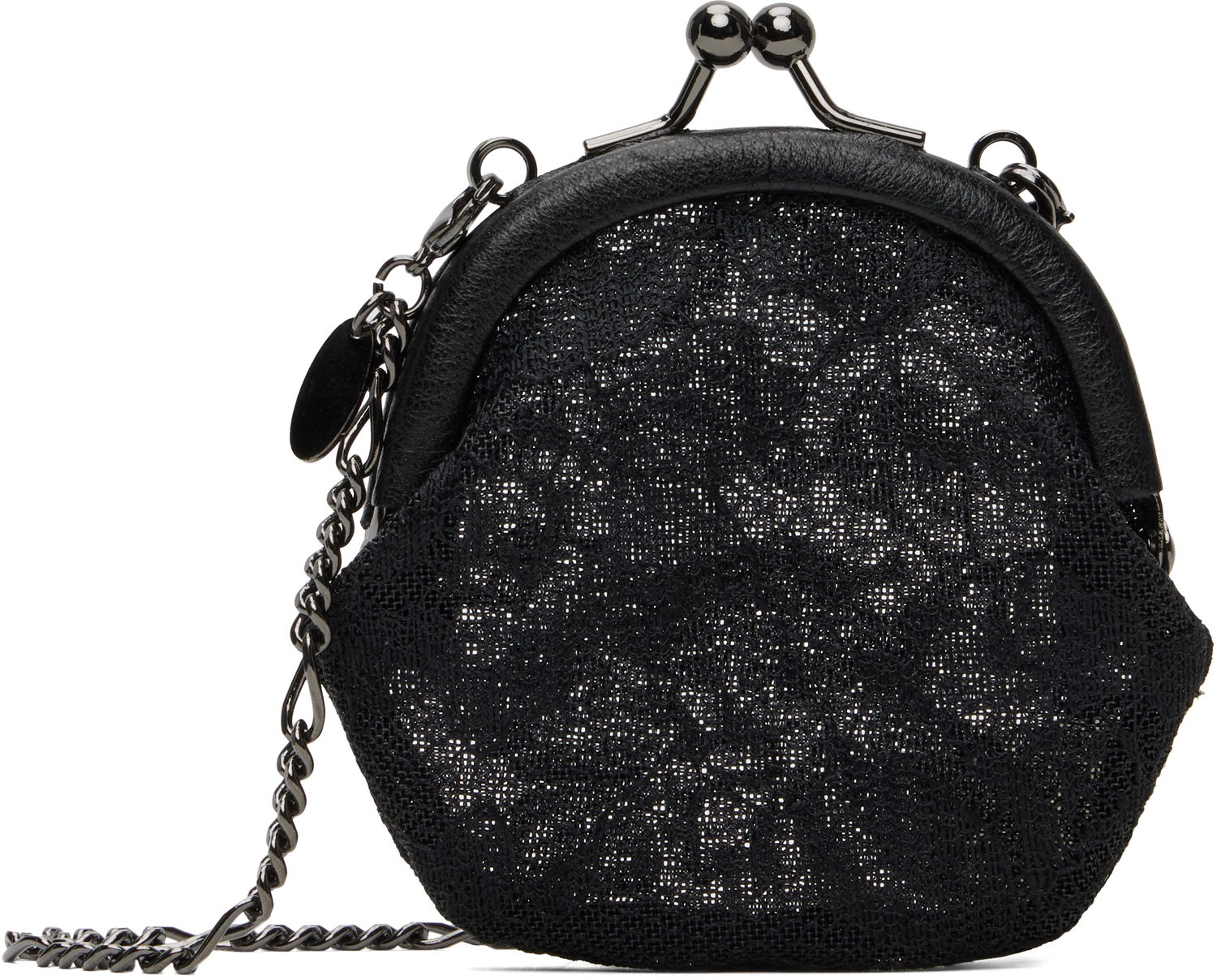 Peňaženka Yohji Yamamoto YOHJI YAMAMOTO Clasp Coin Purse Čierna | DP-A09-901, 0