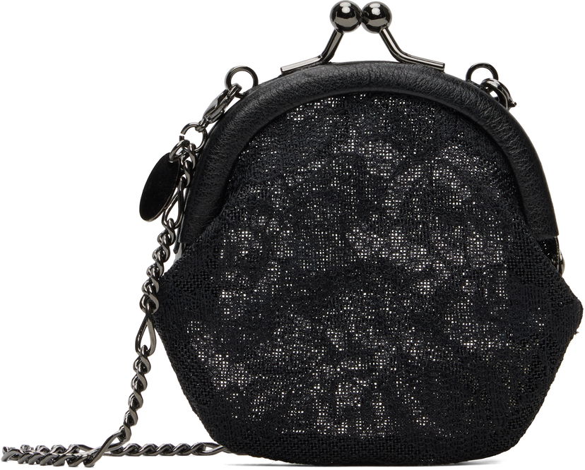 Peňaženka Yohji Yamamoto YOHJI YAMAMOTO Clasp Coin Purse Čierna | DP-A09-901