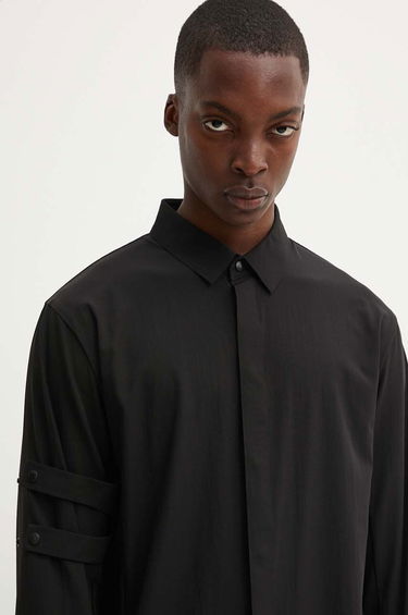 Košeľa HELIOT EMIL Regular Fit Shirt With Classic Collar Čierna | PREAW24.M.05.053.BLK01, 4