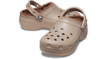 Tenisky a topánky Crocs Platform Lined Clogs Béžová | 207938-195, 1