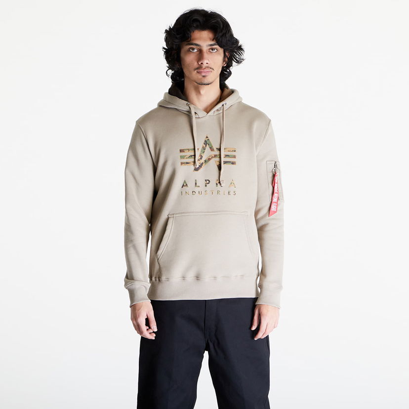 Mikina Alpha Industries Camo TPU Hoody Vintage Sand Béžová | 146337-679