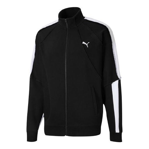 Bunda Puma PUMA x ATTEMPT Crossover Embroidered Logo Knit Jacket Čierna | 598258-01