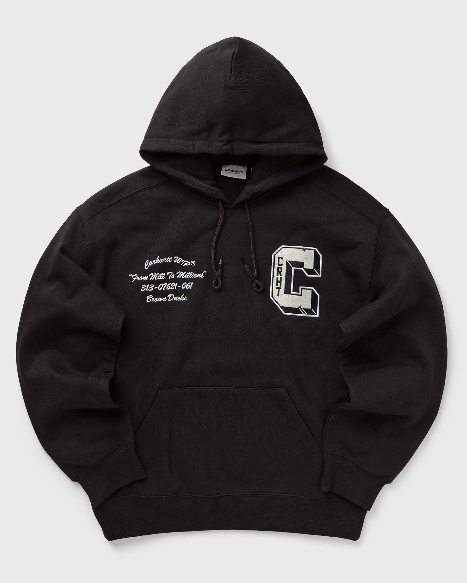 Mikina Carhartt WIP Hooded Brown Ducks Sweat Čierna | I033930-89.XX, 0