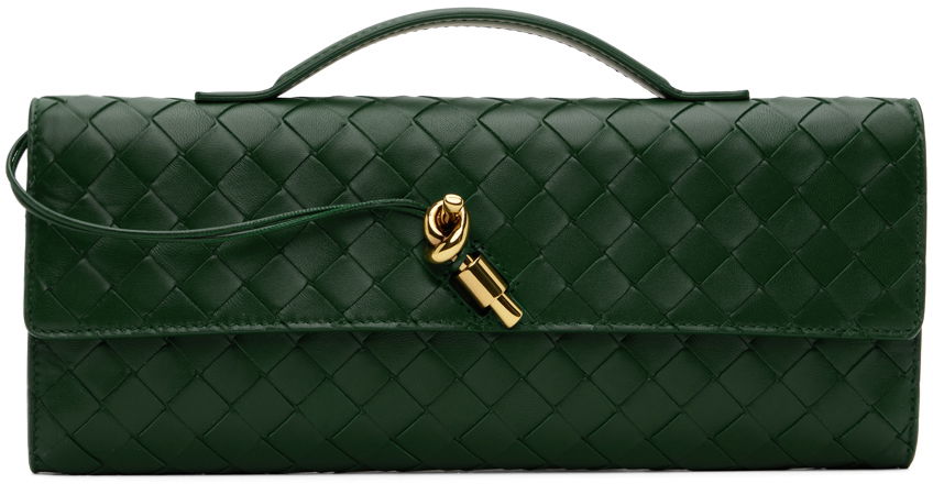 Kabelka Bottega Veneta Green Long Andiamo Bag Zelené | 741511 VCPP3, 0