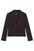 Regular-fit tuxedo blazer with shawl lapels