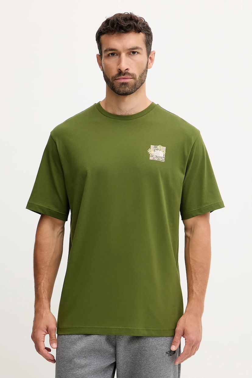 Tričko The North Face Connected Relaxed Graphic T-shirt Zelené | NF0A8EGWBRI1
