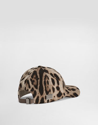 Šiltovka Dolce & Gabbana Dolce & Gabbana Leopard Print Baseball Cap Hnedá | GH706AFSFAGHY13M, 1