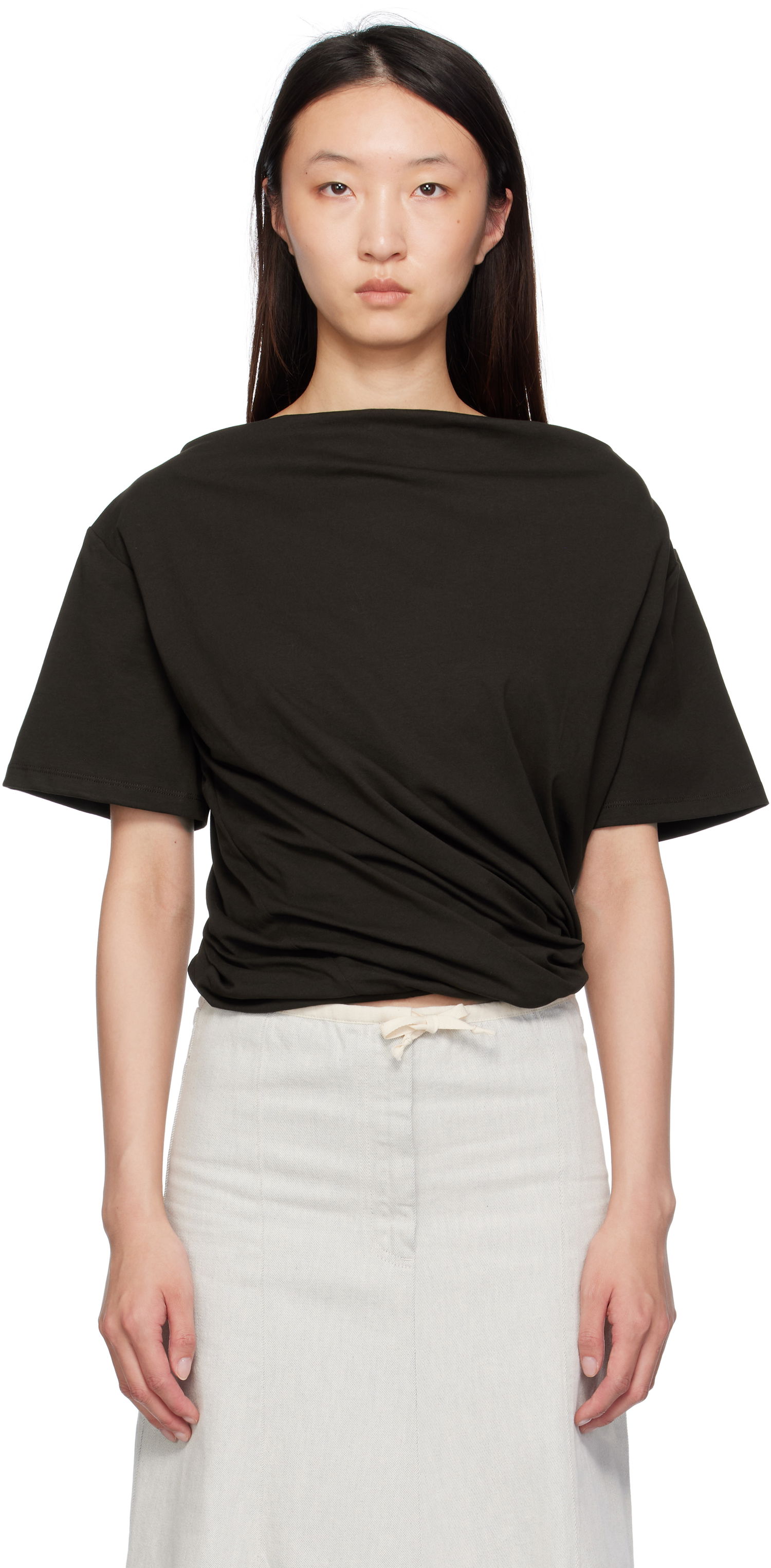 Tričko Baserange Baserange Turn T-Shirt Čierna | TOTUS-RC-SU25, 0