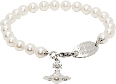 Náramok Vivienne Westwood Simonetta Pearl Bracelet Biela | 6103008L-02P113-, 0