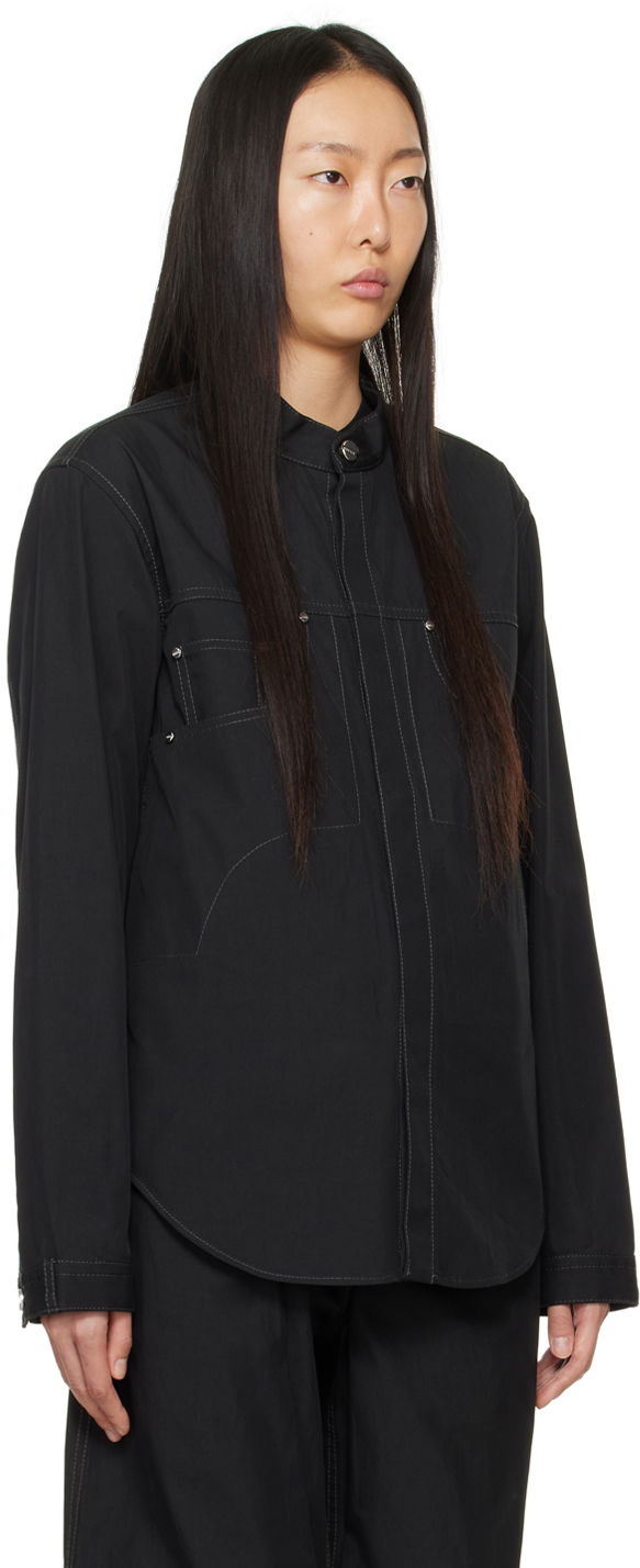 Košeľa Dion Lee Rivet Denim Jacket Čierna | C5040PS24, 1