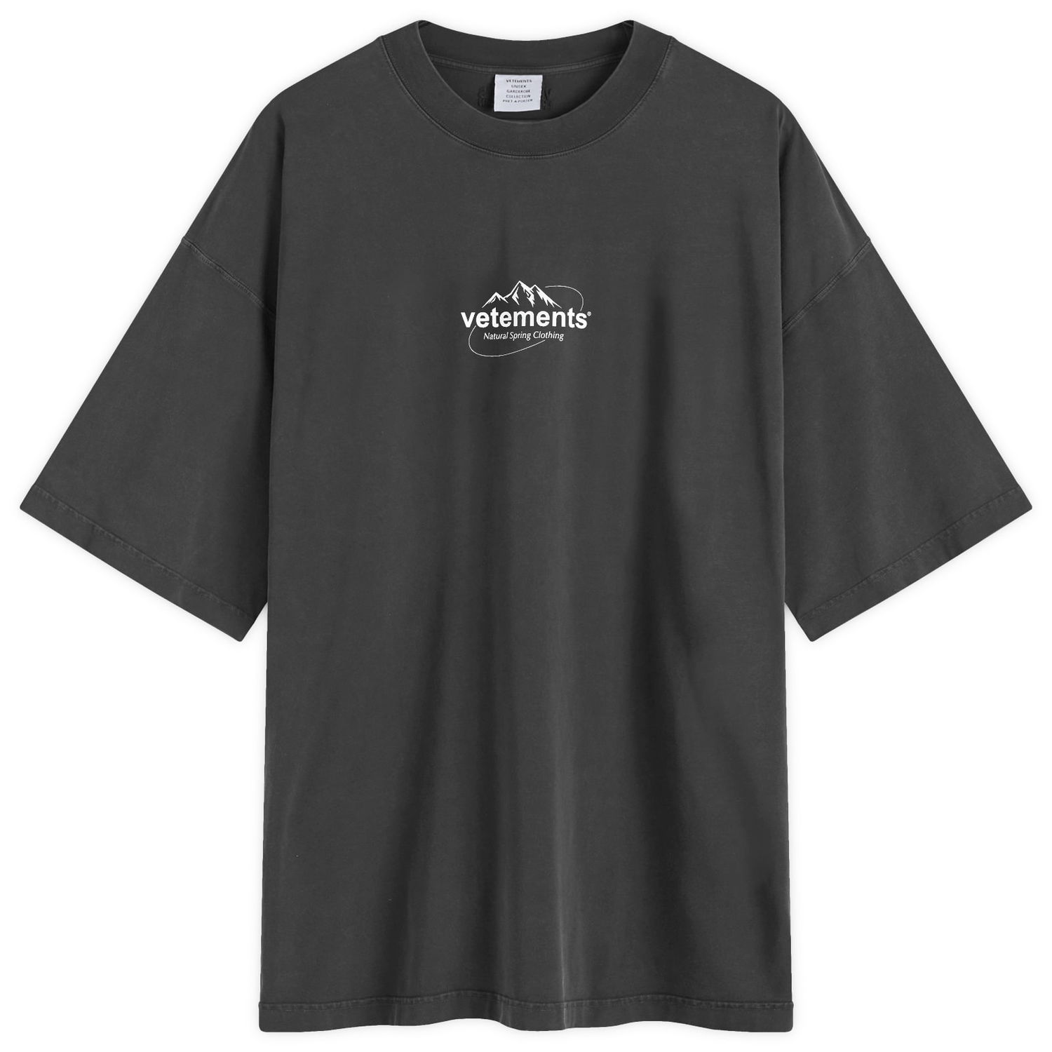 Tričko VETEMENTS Spring Logo T-Shirt Čierna | UA65TR680B, 0
