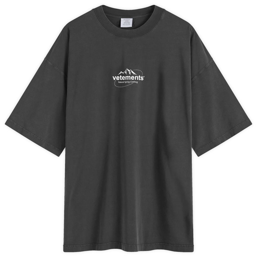 Tričko VETEMENTS Spring Logo T-Shirt Čierna | UA65TR680B